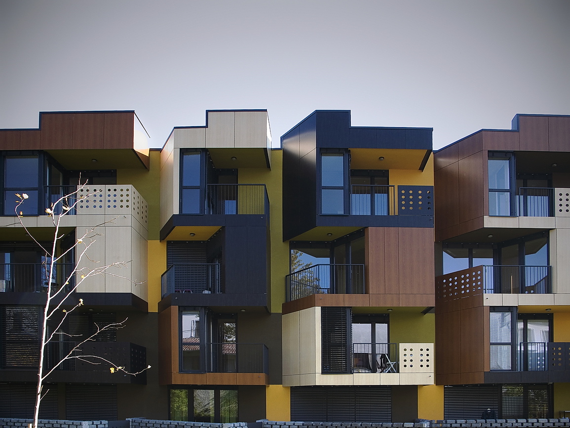 Tetris Apartments by OFIS architects, Ljubljana, Slovenia