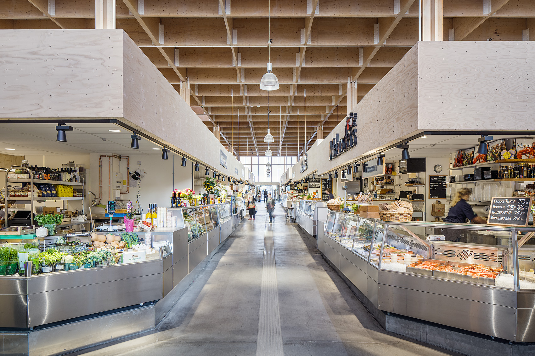 Östermalm's Temporary Market Hall_interior